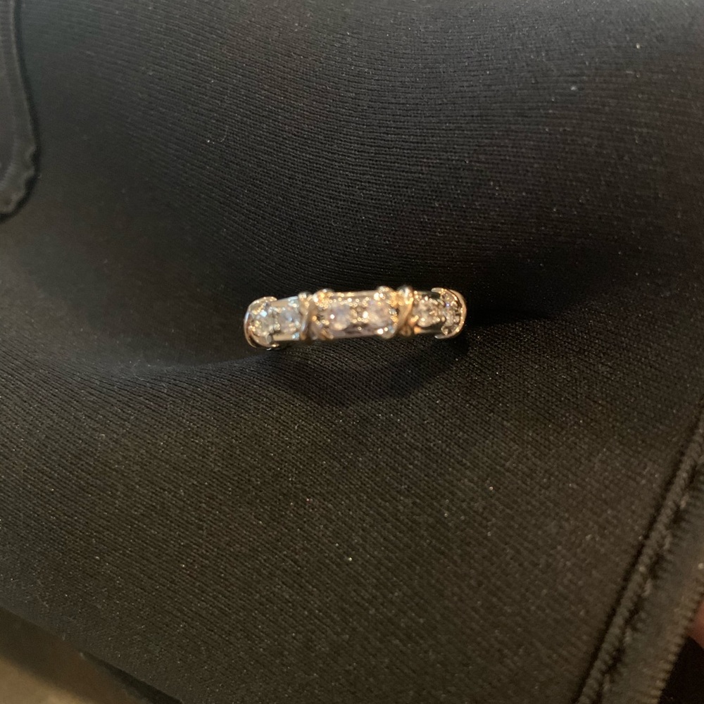 Sterling Silver Replica Tiffany X Ring